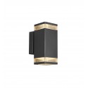 NORDLUX ELM Lampa Ścienna GU10 2X20W Aluminium Czarny 45331003