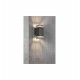 NORDLUX ELM Lampa Ścienna GU10 2X20W Aluminium Czarny 45331003
