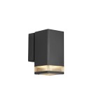 Outdoor wall lamps - NORDLUX ELM Wall Lamp GU10 20W Aluminum Black 45321003 - product 1
