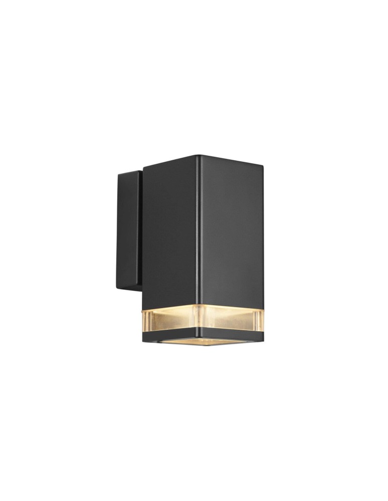 Outdoor wall lamps - NORDLUX ELM Wall Lamp GU10 20W Aluminum Black 45321003 - product kolory-swiatla.pl 1