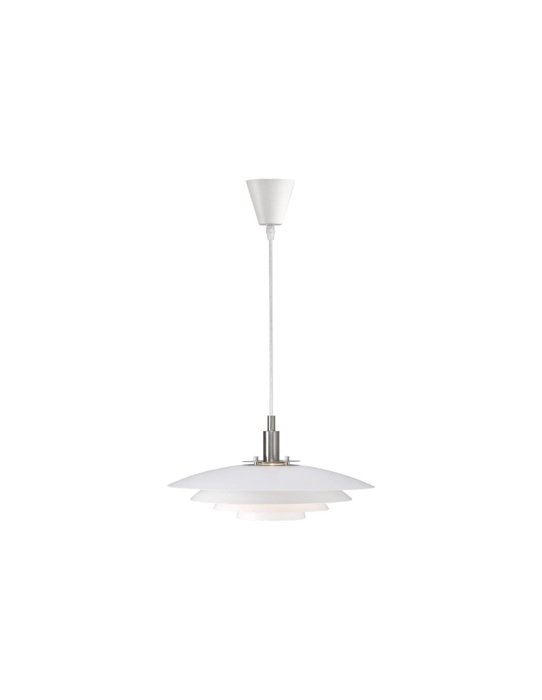 Scandinavian style pendant lamps - NORDLUX BRETAGNE Pendant Lamp G9 40W Metal White 39489901 - product kolory-swiatla.pl 1