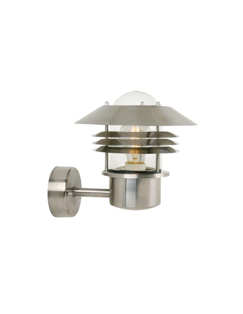 Outdoor wall lamps - NORDLUX VEJE Wall Lamp E27 60W Stainless Steel 25091034 - product kolory-swiatla.pl 1