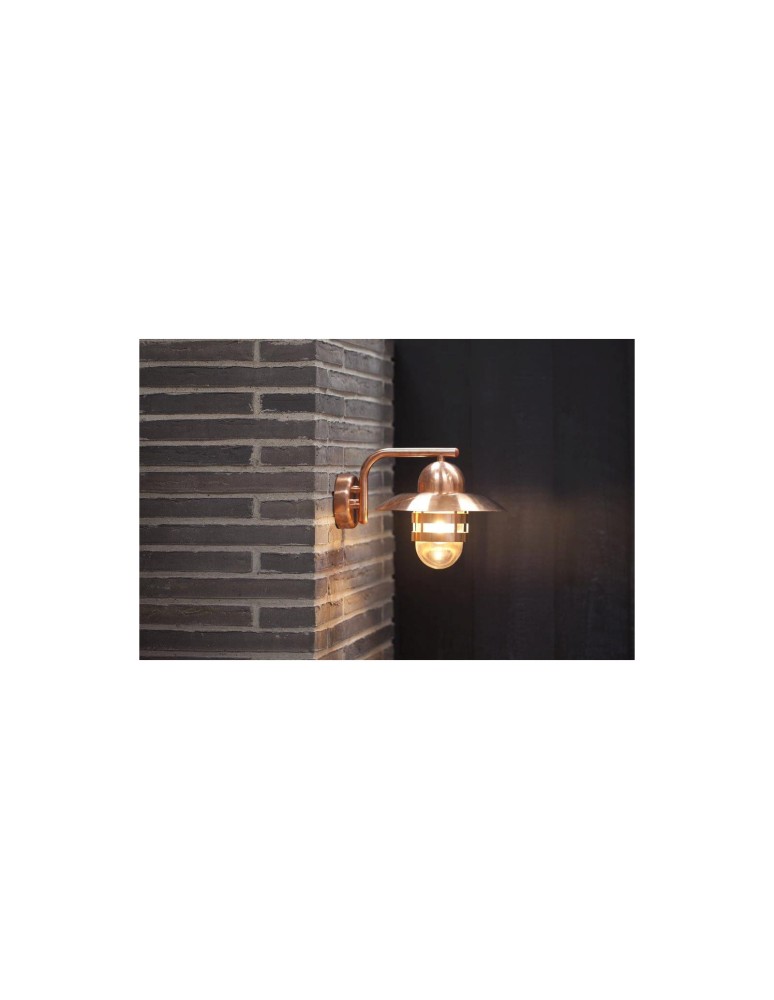 Outdoor wall lamps - NORDLUX NIBE Wall Lamp E27 60W Copper 24981030 - product kolory-swiatla.pl 2