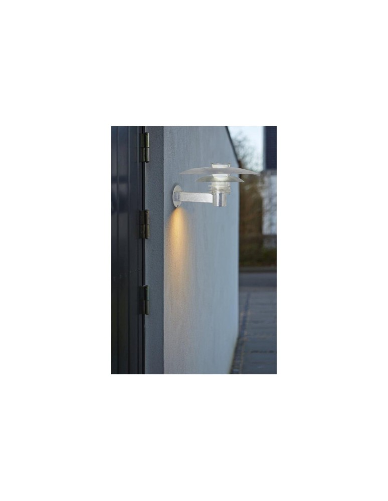 Outdoor wall lamps - NORDLUX PHOE Wall Lamp E27 16W Silver 24381031 - product kolory-swiatla.pl 3