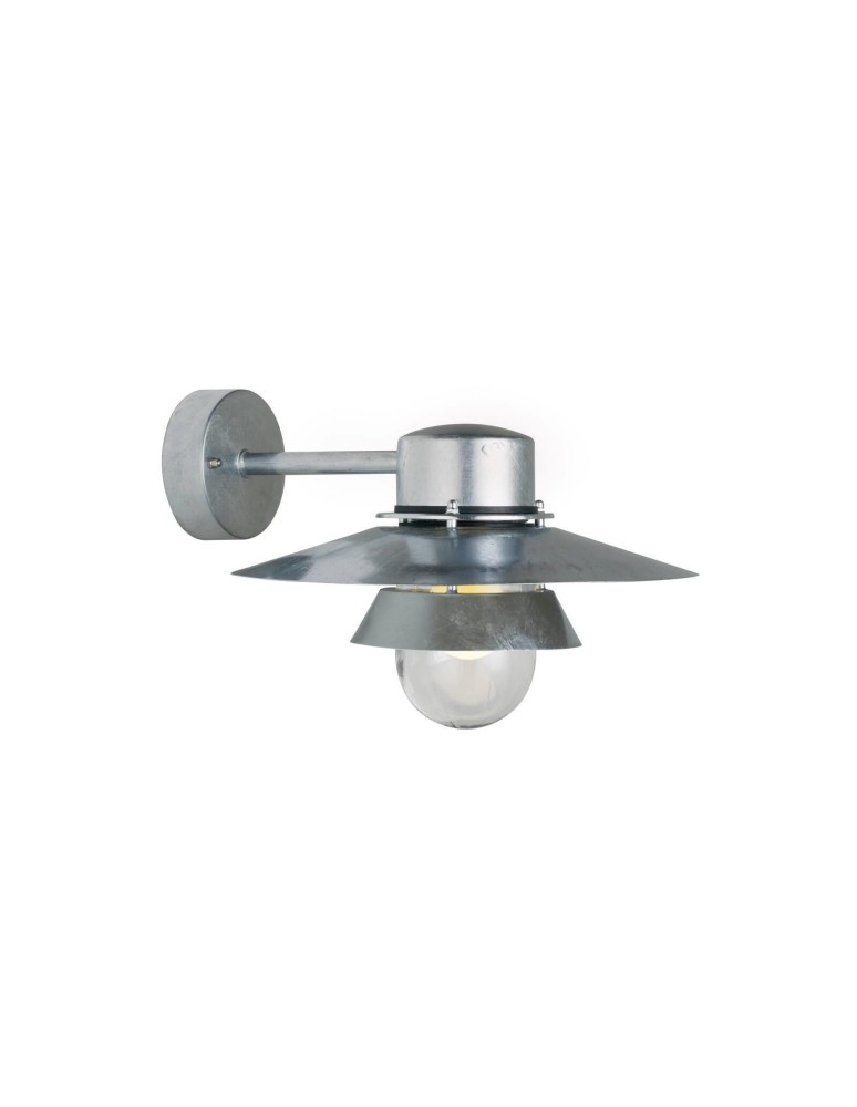 Outdoor wall lamps - NORDLUX VIRUM Wall Lamp E27 60W Silver 24111031 - product kolory-swiatla.pl 1