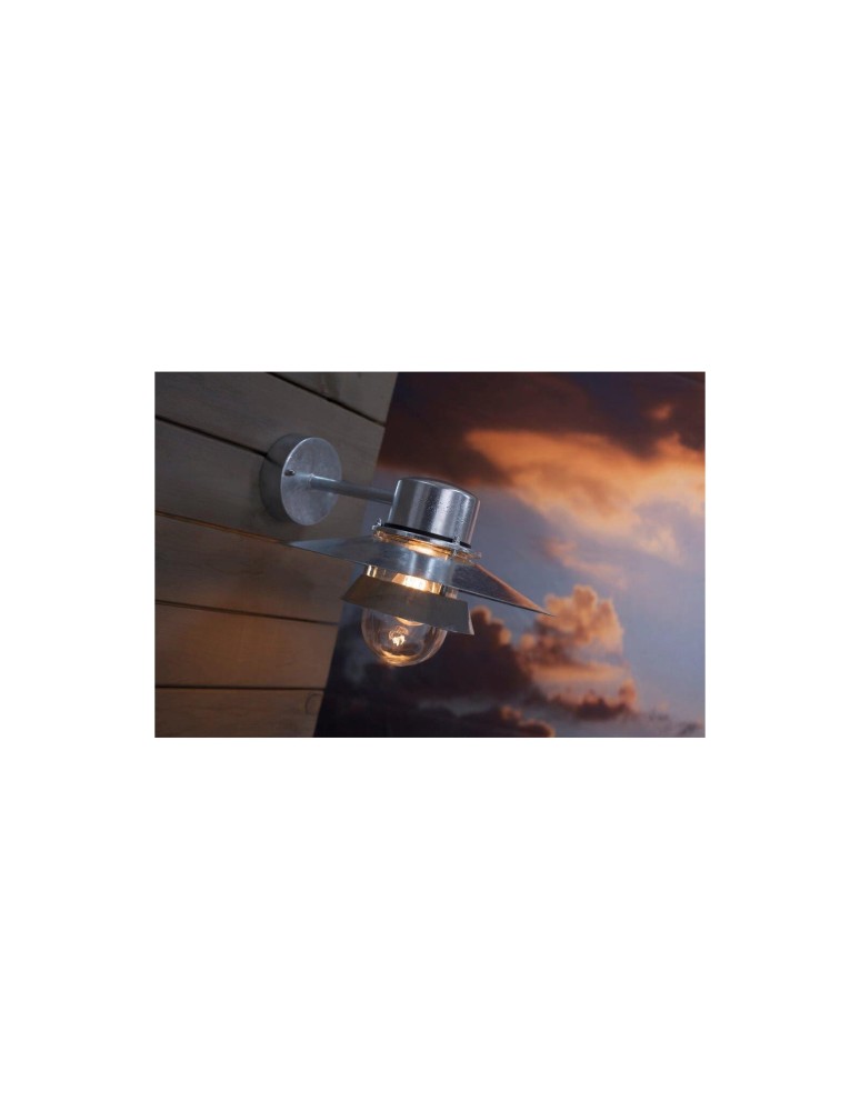 NORDLUX VIRUM Lampa Ścienna E27 60W Srebrny 24111031