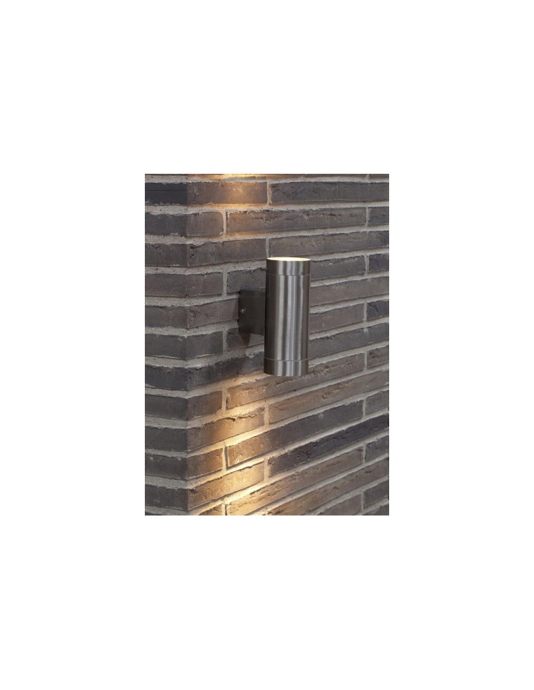 Outdoor wall lamps - NORDLUX TIN Wall Lamp GU10 2X35W Stainless Steel 21519934 - product kolory-swiatla.pl 2