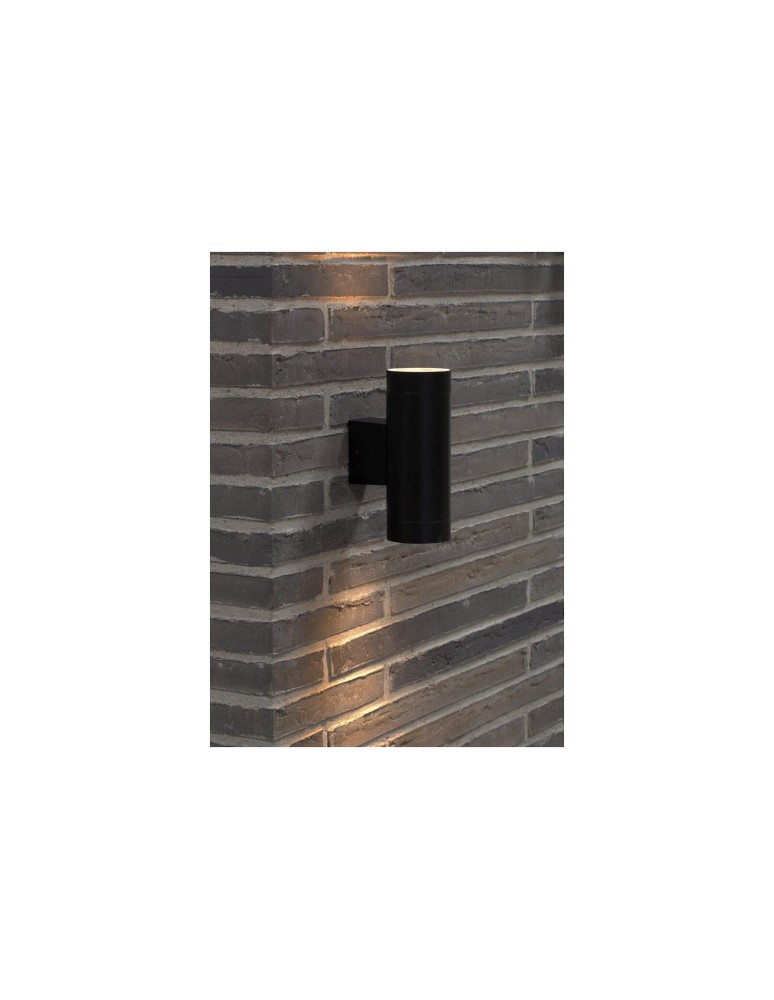 NORDLUX TIN Lampa Ścienna GU10 2X35W Metal Czarny 21519903