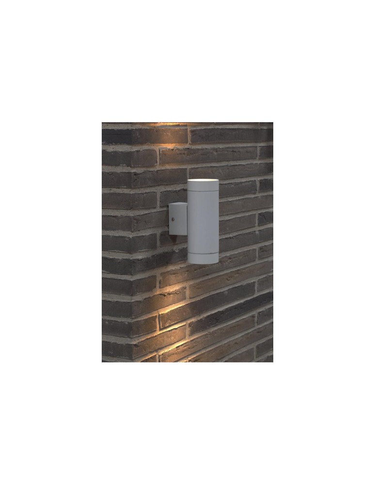 Outdoor wall lamps - NORDLUX TIN Wall Lamp GU10 2X35W Metal White 21519901 - product kolory-swiatla.pl 2