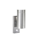 Outdoor lights with motion sensor - NORDLUX TIN GU10 2X35W Aluminum Wall Lamp 21519129 - product 1