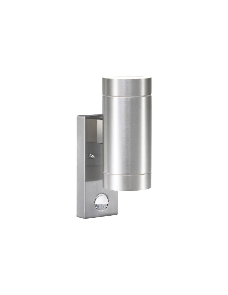 Outdoor lights with motion sensor - NORDLUX TIN GU10 2X35W Aluminum Wall Lamp 21519129 - product kolory-swiatla.pl 1