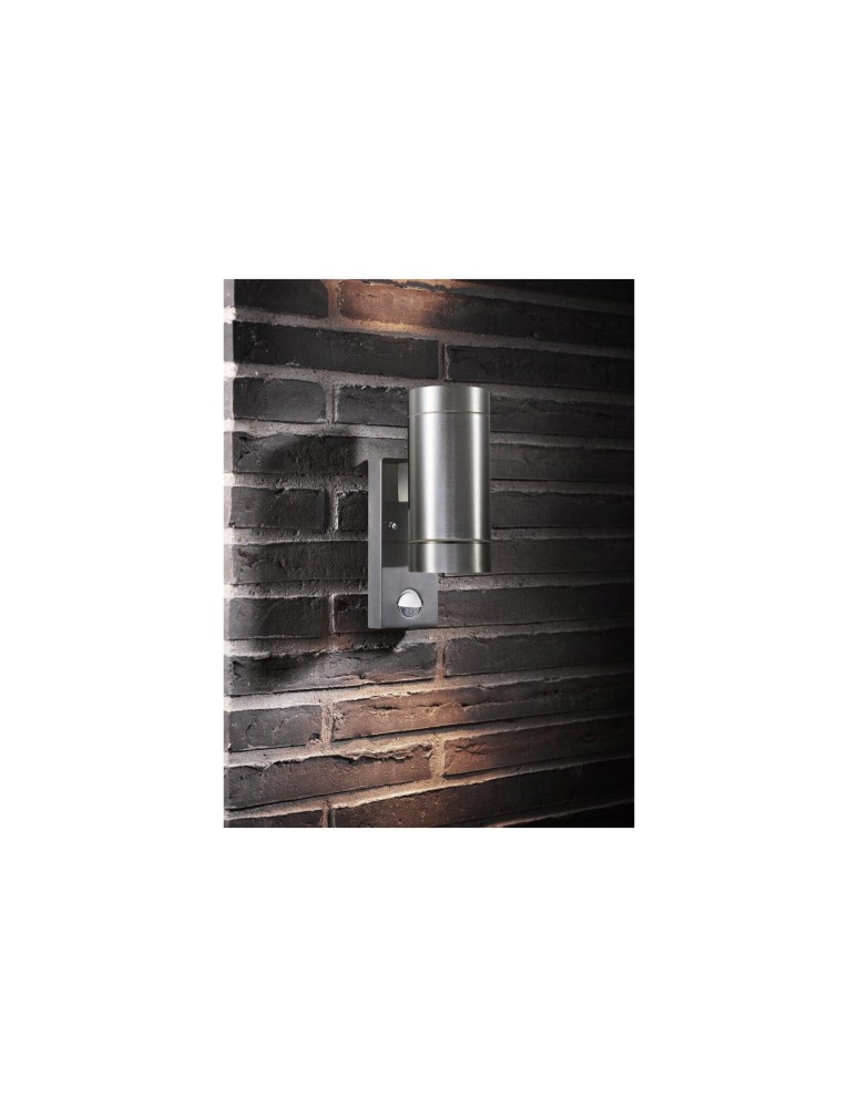 Outdoor lights with motion sensor - NORDLUX TIN GU10 2X35W Aluminum Wall Lamp 21519129 - product kolory-swiatla.pl 2