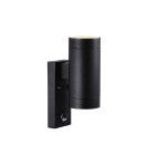 Outdoor lights with motion sensor - NORDLUX TIN Wall Lamp GU10 2X35W Aluminum Black 21519103 - product 1