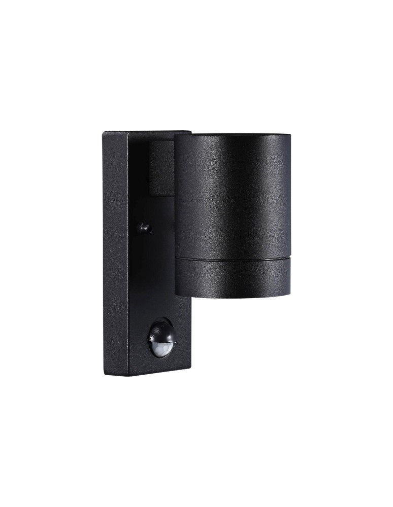 Outdoor lights with motion sensor - NORDLUX TIN Wall Lamp GU10 35W Metal Black 21509103 - product kolory-swiatla.pl 1