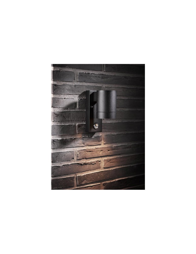 Outdoor lights with motion sensor - NORDLUX TIN Wall Lamp GU10 35W Metal Black 21509103 - product kolory-swiatla.pl 2