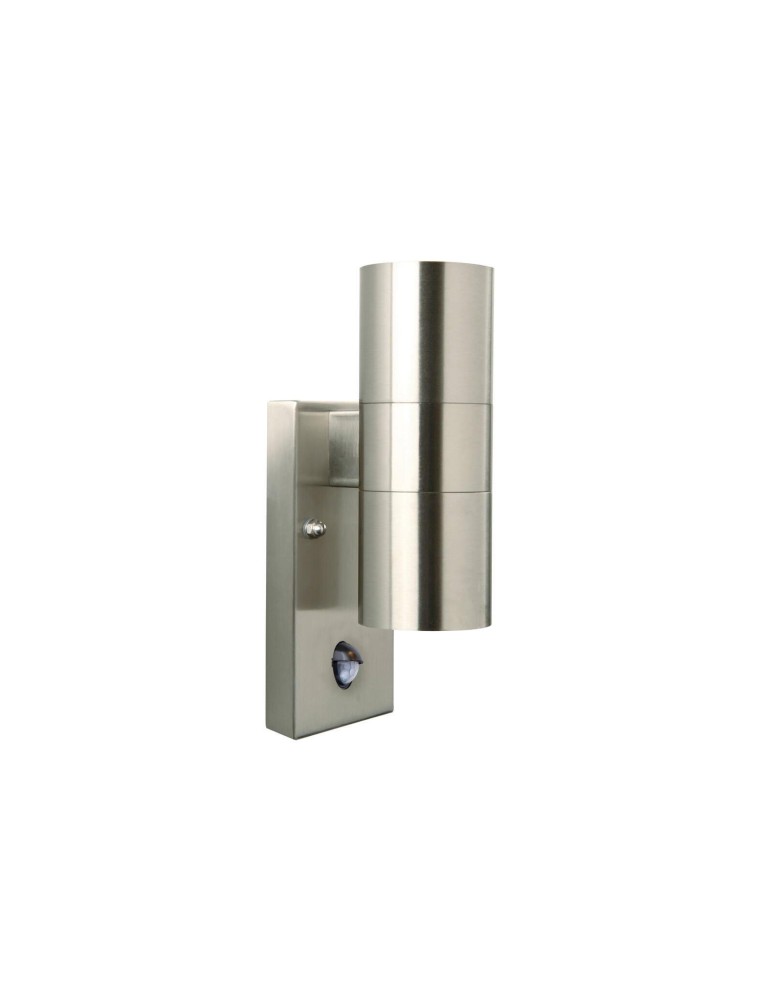 Outdoor lights with motion sensor - NORDLUX TIN Wall Lamp GU10 2X35W Stainless Steel 21279934 - product kolory-swiatla.pl 1