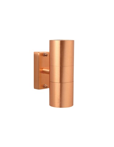 NORDLUX TIN GU10 2X35W Copper Wall Lamp 21279930