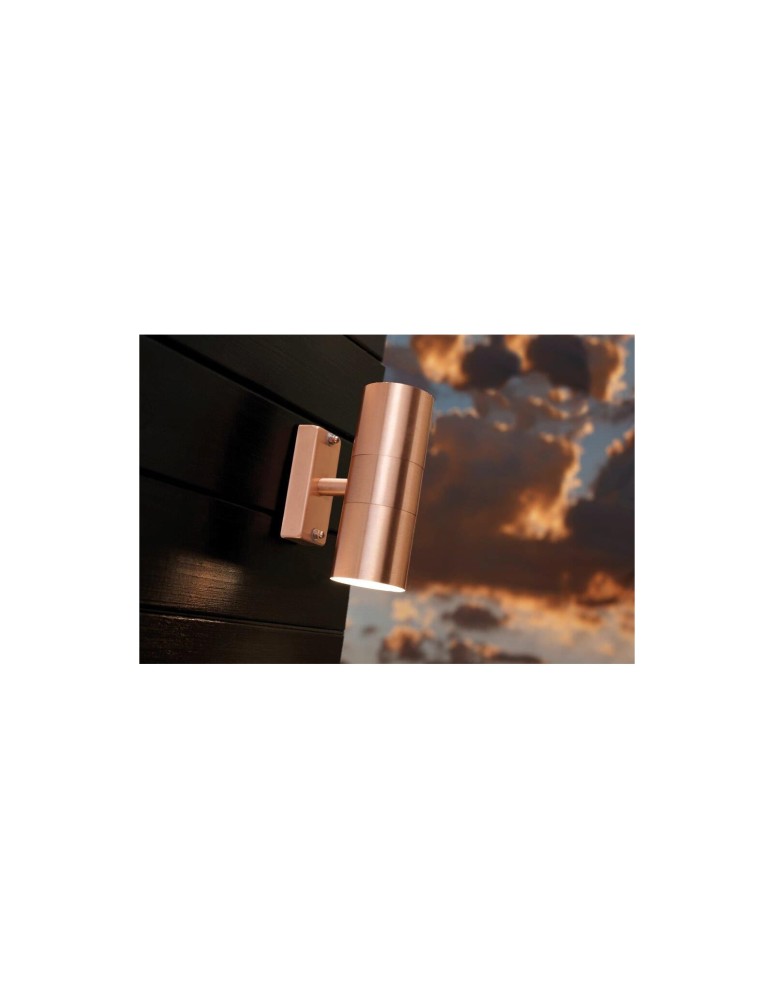 Outdoor wall lamps - NORDLUX TIN GU10 2X35W Copper Wall Lamp 21279930 - product kolory-swiatla.pl 2