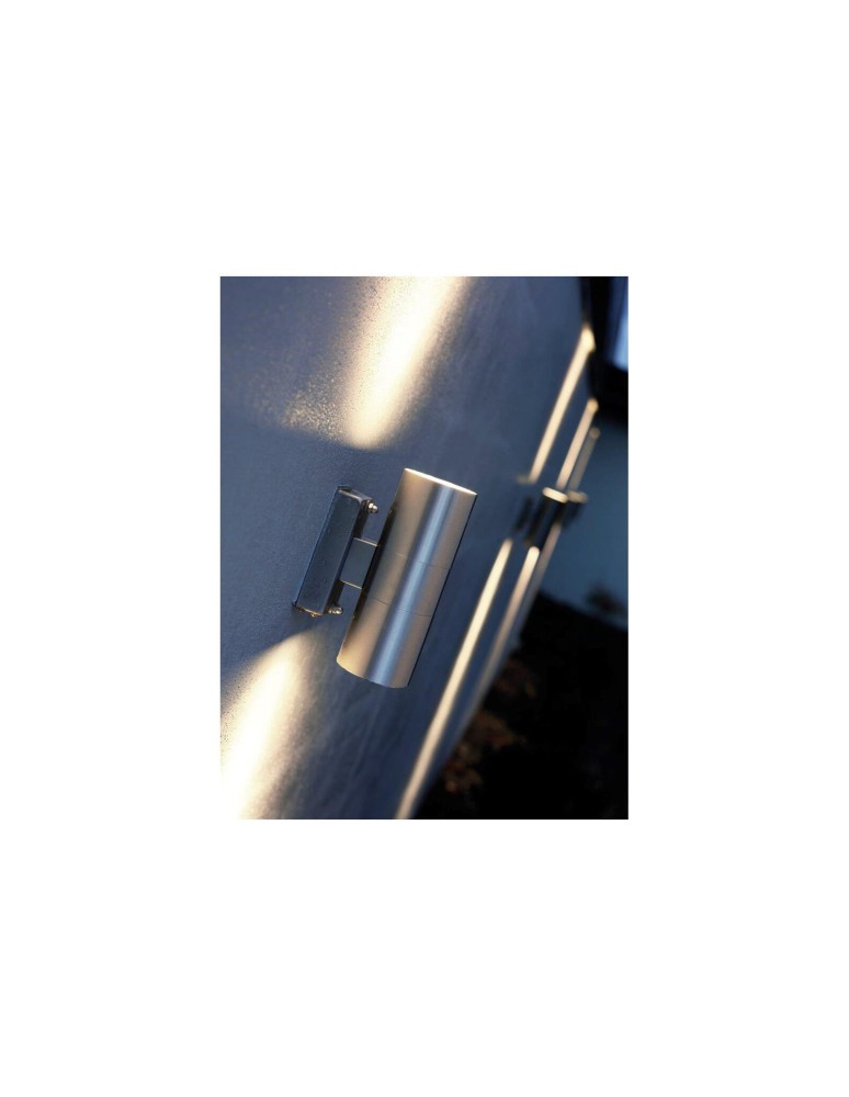 NORDLUX TIN Lampa Ścienna GU10 2X35W Stal nierdzewna 21279134