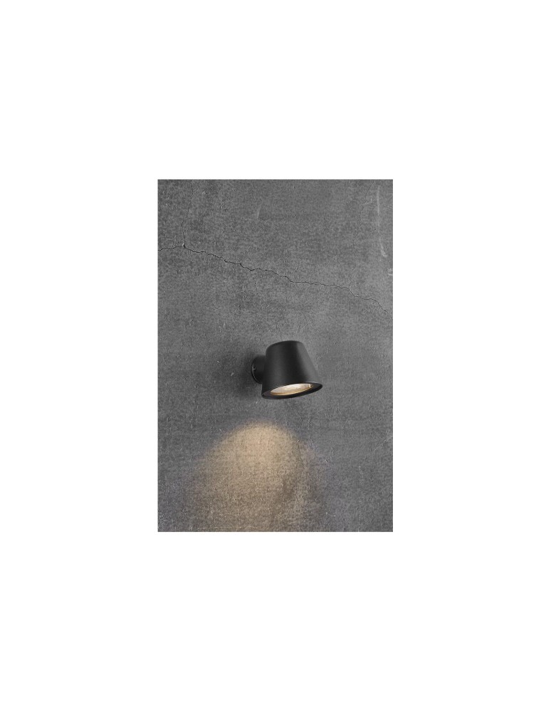 Outdoor wall lamps - NORDLUX ALERIA GU10 35W Metal Wall Lamp Black 2019131003 - product kolory-swiatla.pl 6