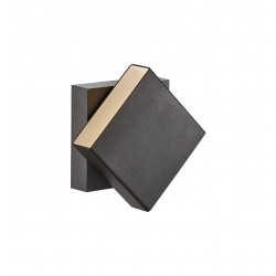 NORDLUX TURN Lampa Ścienna LED Aluminium Czarny 2019061003