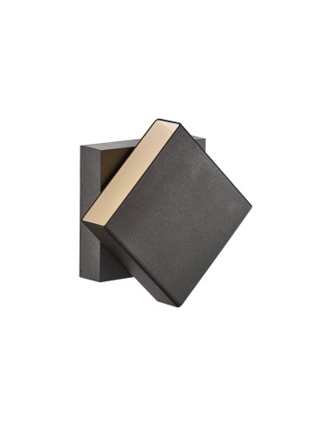 NORDLUX TURN LED Wall Lamp Aluminum Black 2019061003