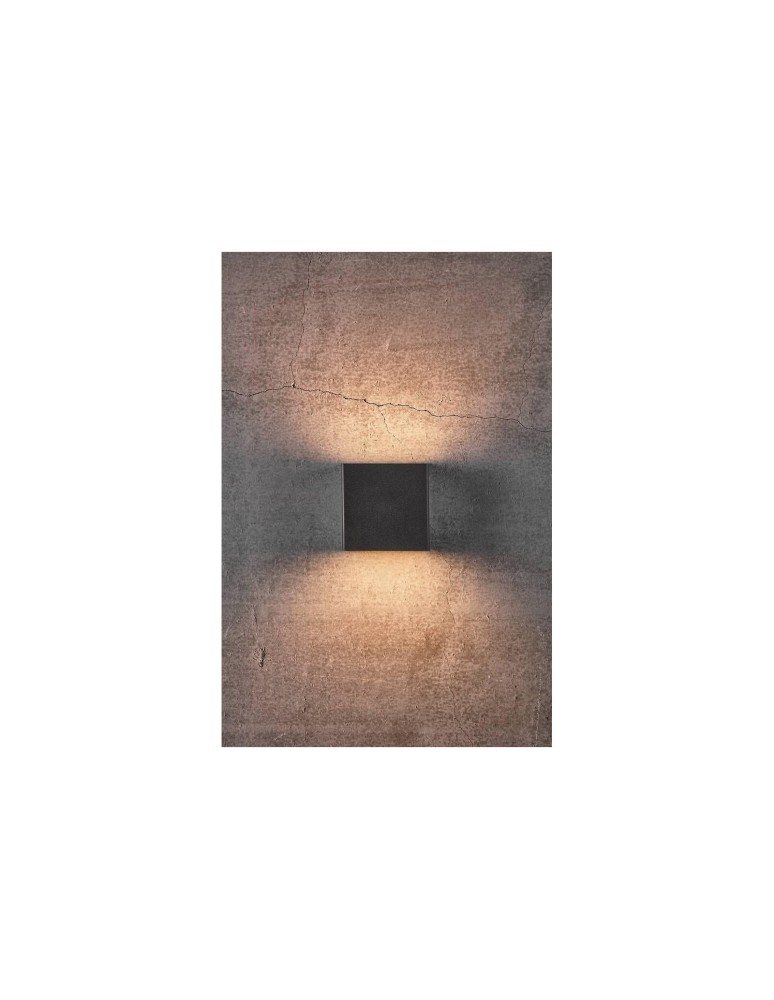 Outdoor wall lamps - NORDLUX TURN LED Wall Lamp Aluminum Black 2019061003 - product kolory-swiatla.pl 15