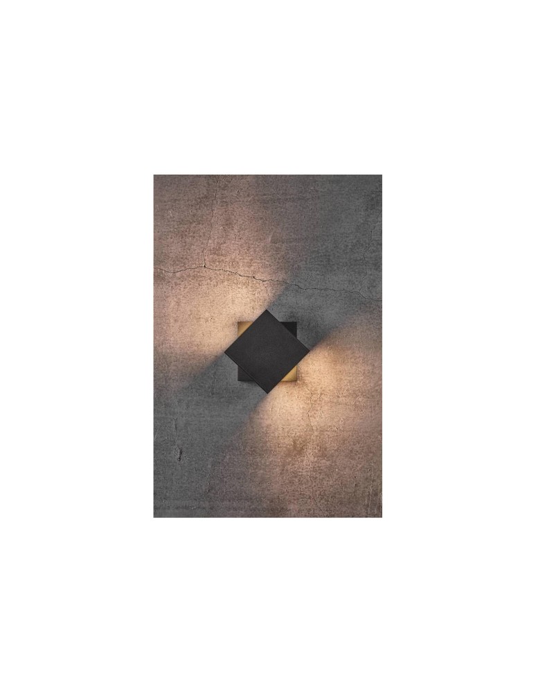 Outdoor wall lamps - NORDLUX TURN LED Wall Lamp Aluminum Black 2019061003 - product kolory-swiatla.pl 16
