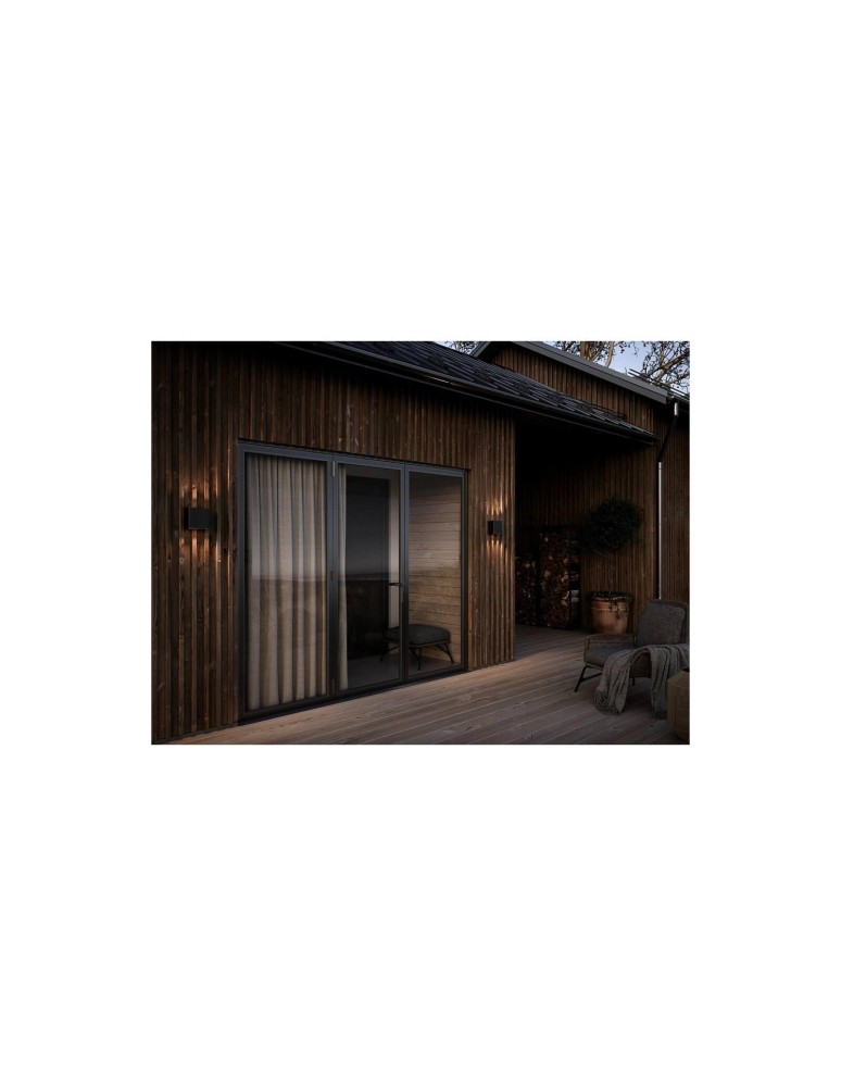 Outdoor wall lamps - NORDLUX TURN LED Wall Lamp Aluminum Black 2019061003 - product kolory-swiatla.pl 17