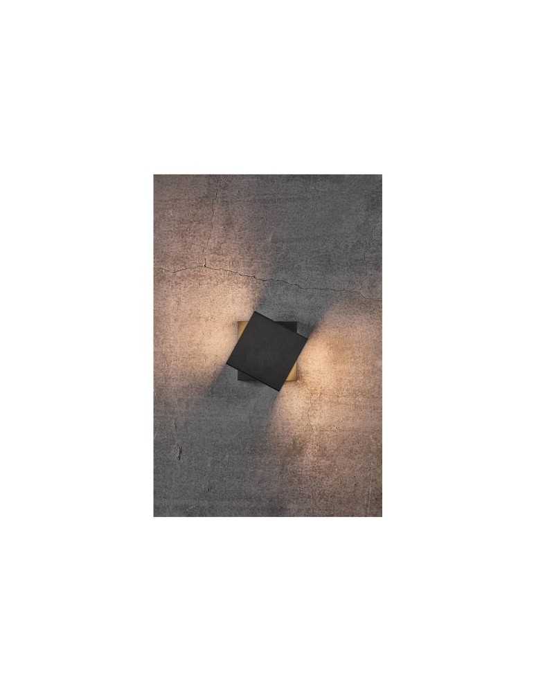 Outdoor wall lamps - NORDLUX TURN LED Wall Lamp Aluminum Black 2019061003 - product kolory-swiatla.pl 18