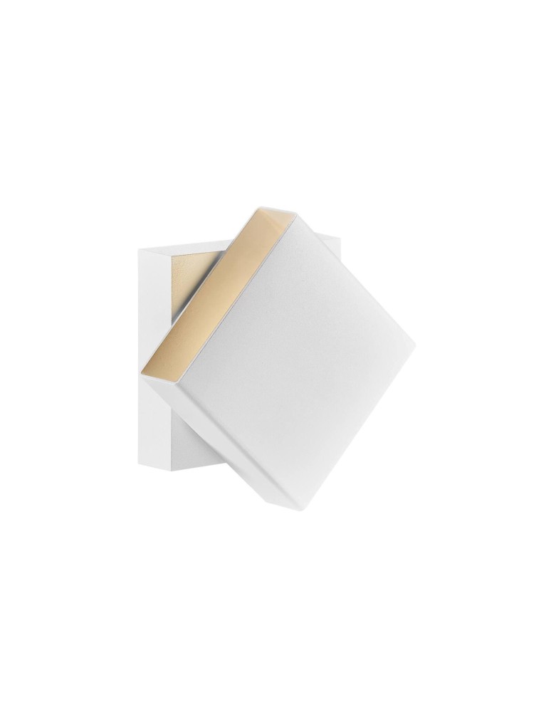 Outdoor wall lamps - NORDLUX TURN LED Wall Lamp Aluminum White 2019061001 - product kolory-swiatla.pl 1