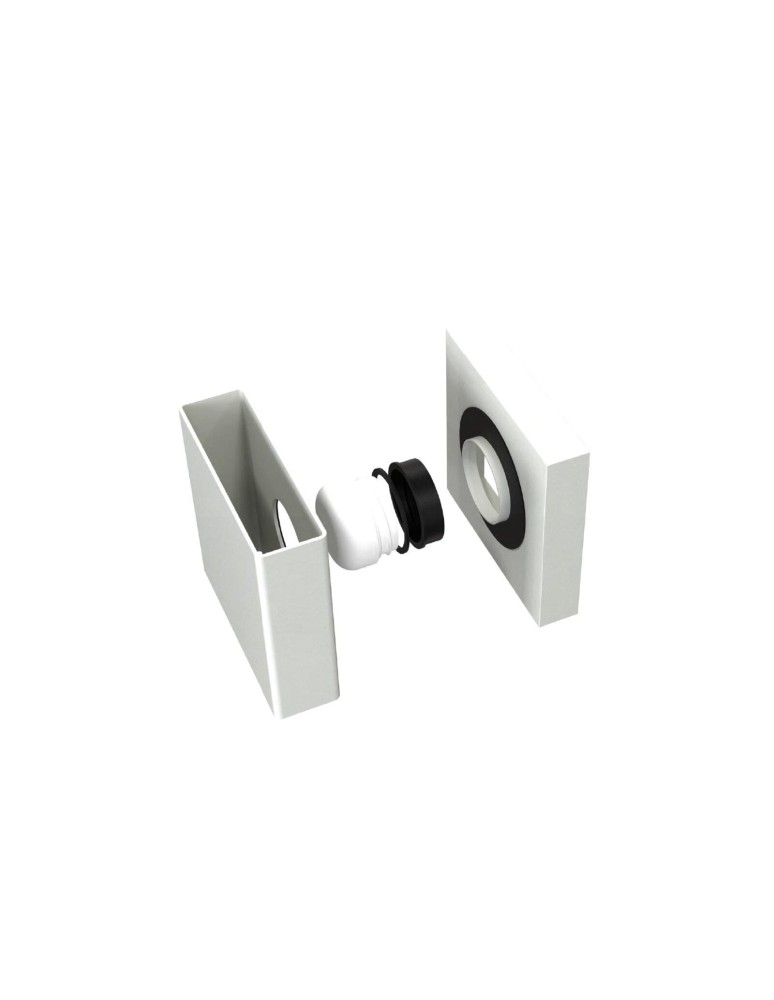 Outdoor wall lamps - NORDLUX TURN LED Wall Lamp Aluminum White 2019061001 - product kolory-swiatla.pl 2