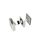 Outdoor wall lamps - NORDLUX TURN LED Wall Lamp Aluminum White 2019061001 - product 3