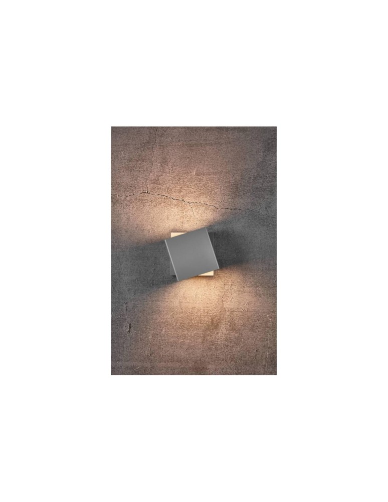 Outdoor wall lamps - NORDLUX TURN LED Wall Lamp Aluminum White 2019061001 - product kolory-swiatla.pl 4