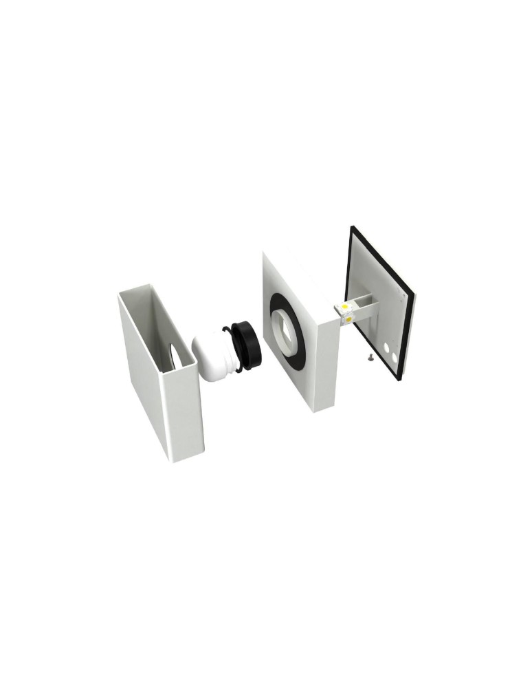 Outdoor wall lamps - NORDLUX TURN LED Wall Lamp Aluminum White 2019061001 - product kolory-swiatla.pl 13