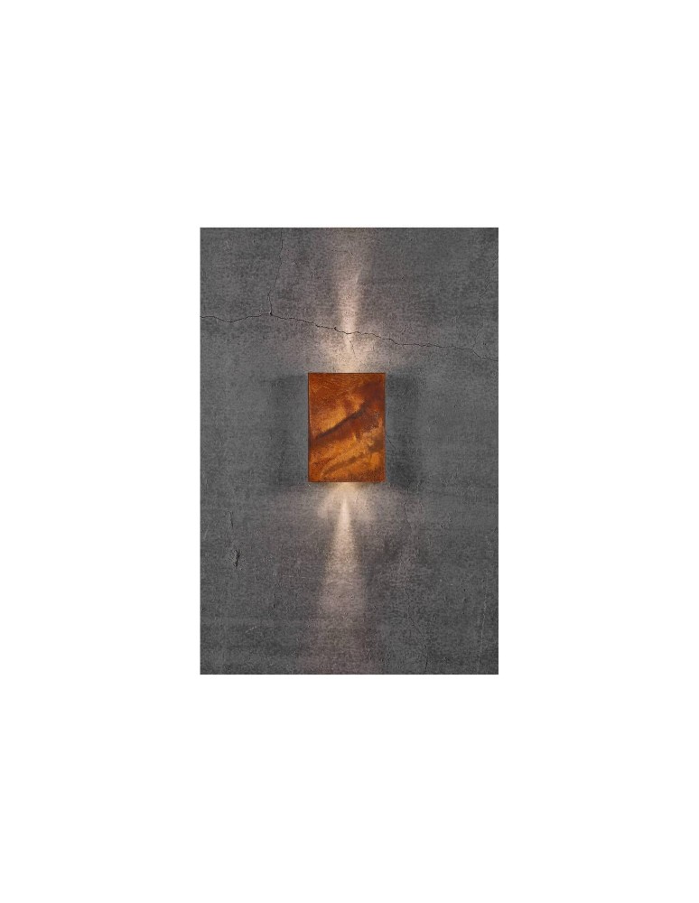 Outdoor wall lamps - NORDLUX FOLD LED Metal Corten Wall Lamp 2019051038 - product kolory-swiatla.pl 5