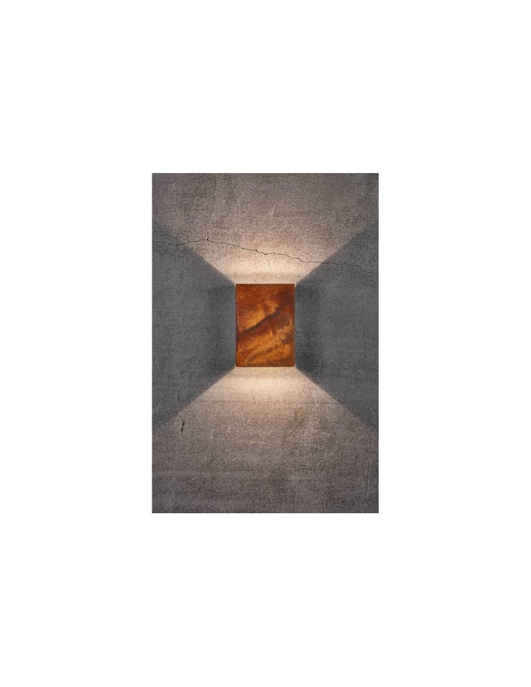 Outdoor wall lamps - NORDLUX FOLD LED Metal Corten Wall Lamp 2019051038 - product kolory-swiatla.pl 10