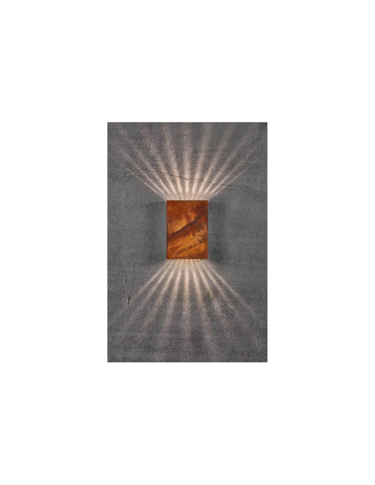 Outdoor wall lamps - NORDLUX FOLD LED Metal Corten Wall Lamp 2019051038 - product kolory-swiatla.pl 11