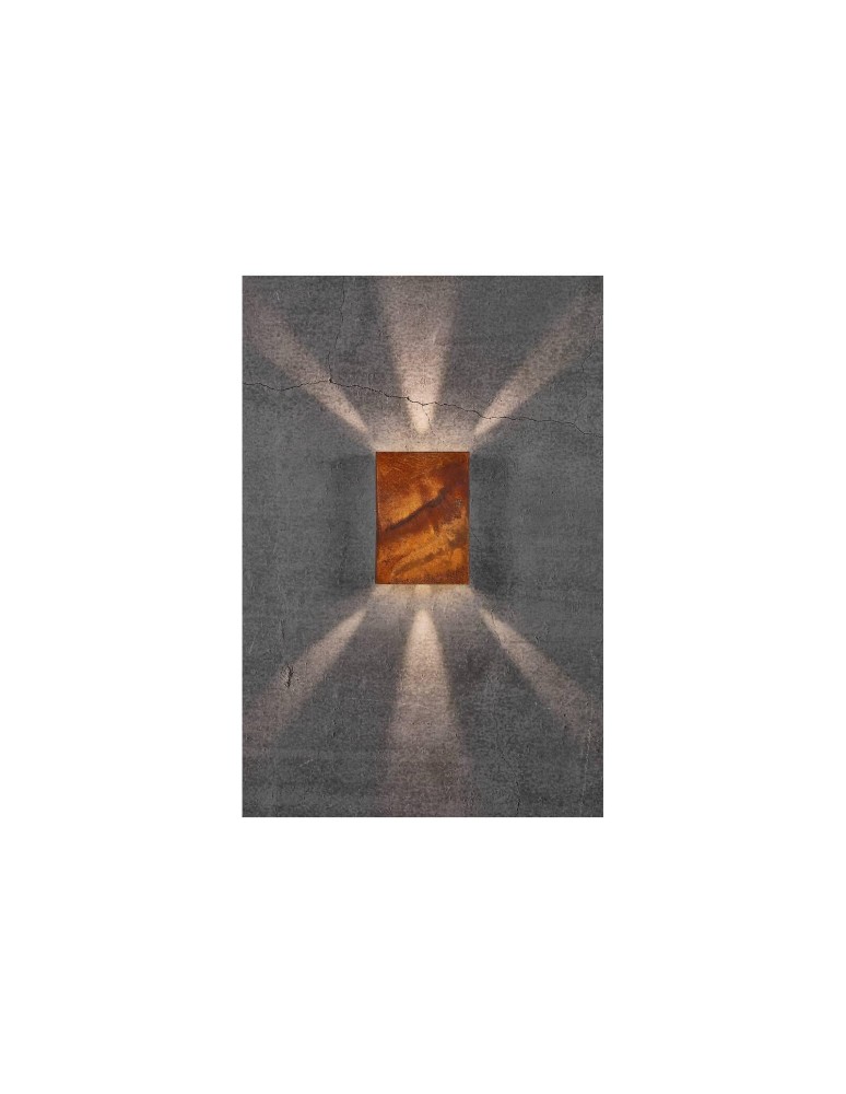 Outdoor wall lamps - NORDLUX FOLD LED Metal Corten Wall Lamp 2019051038 - product kolory-swiatla.pl 13