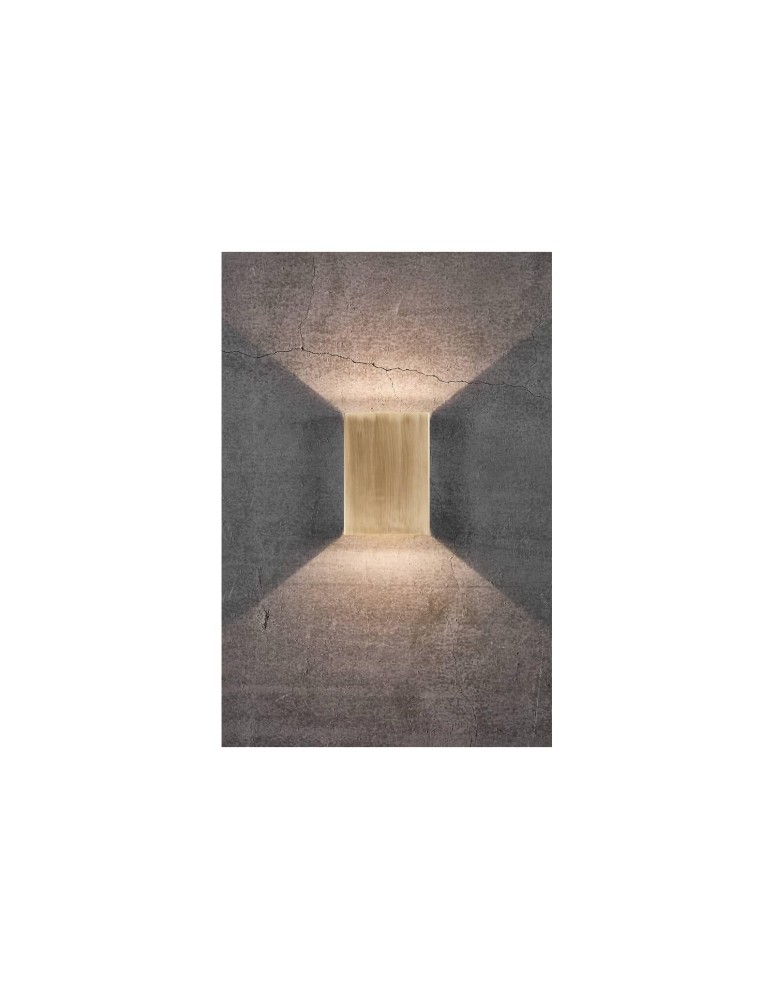 Outdoor wall lamps - NORDLUX FOLD LED Brass Wall Lamp 2019051035 - product kolory-swiatla.pl 4