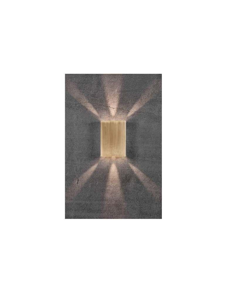 Outdoor wall lamps - NORDLUX FOLD LED Brass Wall Lamp 2019051035 - product kolory-swiatla.pl 11