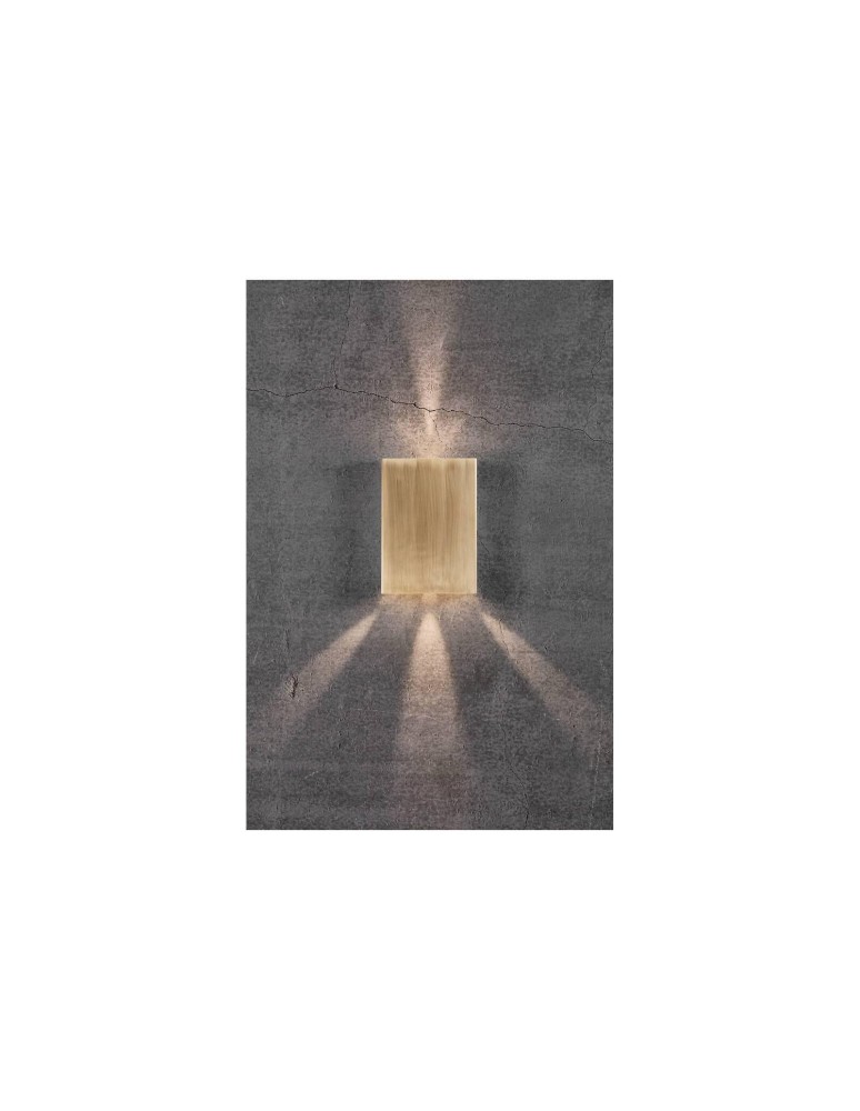 Outdoor wall lamps - NORDLUX FOLD LED Brass Wall Lamp 2019051035 - product kolory-swiatla.pl 12