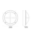 Outdoor wall lamps - Norlys Rondane Wall lamp 1xE27 IP65 Graphite 538GR - product 2
