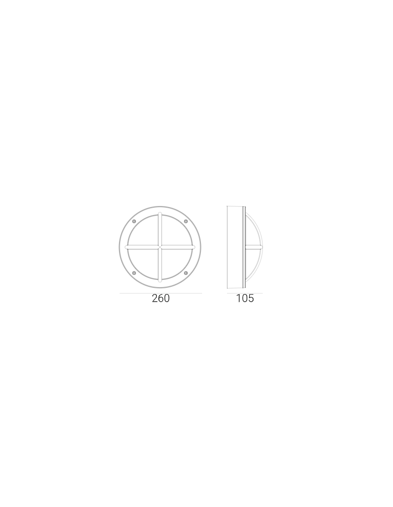 Outdoor wall lamps - Norlys Rondane Wall lamp 1xE27 IP65 Graphite 538GR - product kolory-swiatla.pl 2