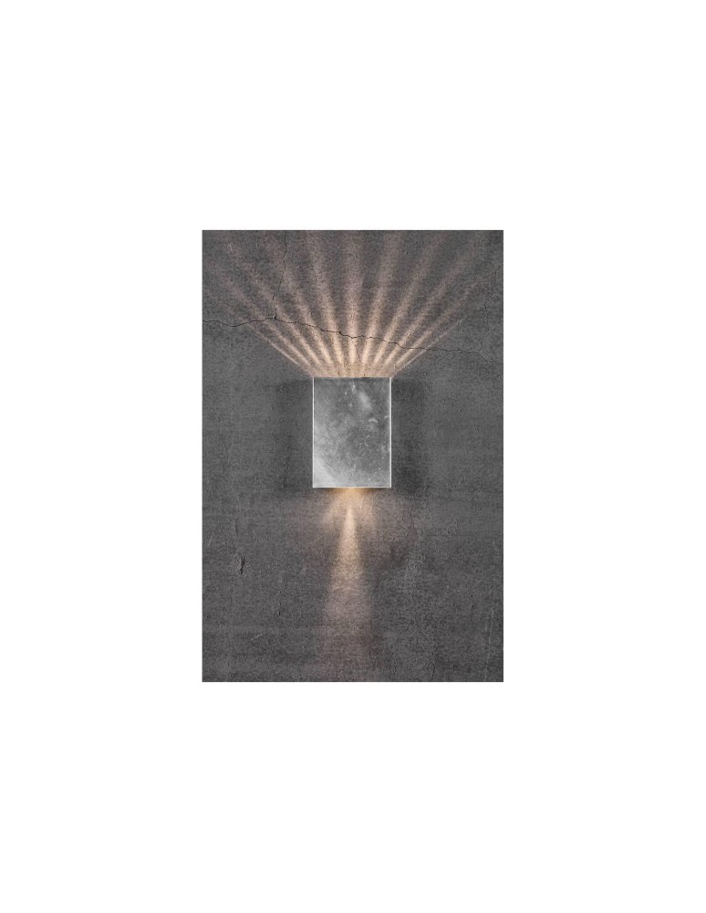 Outdoor wall lamps - NORDLUX FOLD LED Wall Lamp Silver 2019051031 - product kolory-swiatla.pl 4