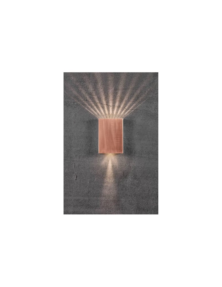 Outdoor wall lamps - NORDLUX FOLD LED Copper Wall Lamp 2019051030 - product kolory-swiatla.pl 2