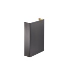 Outdoor wall lamps - NORDLUX FOLD LED Wall Lamp Aluminum Black 2019051003 - product 1