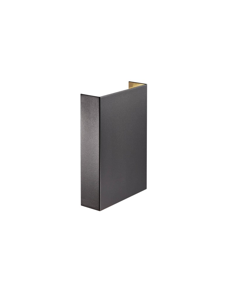 Outdoor wall lamps - NORDLUX FOLD LED Wall Lamp Aluminum Black 2019051003 - product kolory-swiatla.pl 1