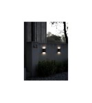 Outdoor wall lamps - NORDLUX FOLD LED Wall Lamp Aluminum Black 2019051003 - product 2