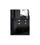 Outdoor wall lamps - NORDLUX FOLD LED Wall Lamp Aluminum Black 2019051003 - product 4
